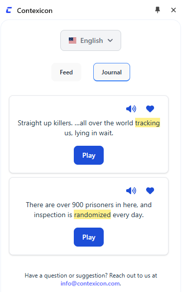 contexicon journal